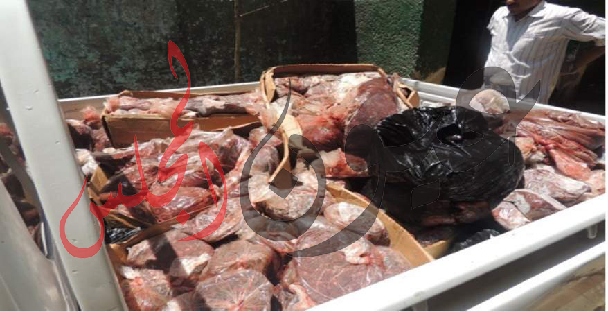 ضبط طن ونص لحوم فاسدة فى أسواق الشرقيه