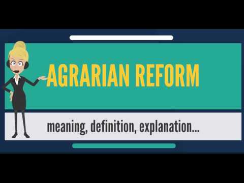 الاصلاح الزراعي في افريقيا