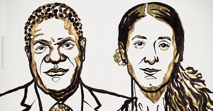 منح نوبل للسلام لمكافحي الاغتصاب