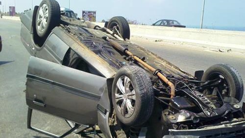 انقلاب سيارة وإصابة 24ومصرع عامل بسوهاج