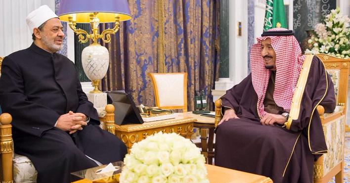 شيخ الأزهر في زيارته لخادم الحرمين: مصر والسعودية تربطهما علاقات وطيدة ويمثلان معًا ركيزة الأمن القومى العربى