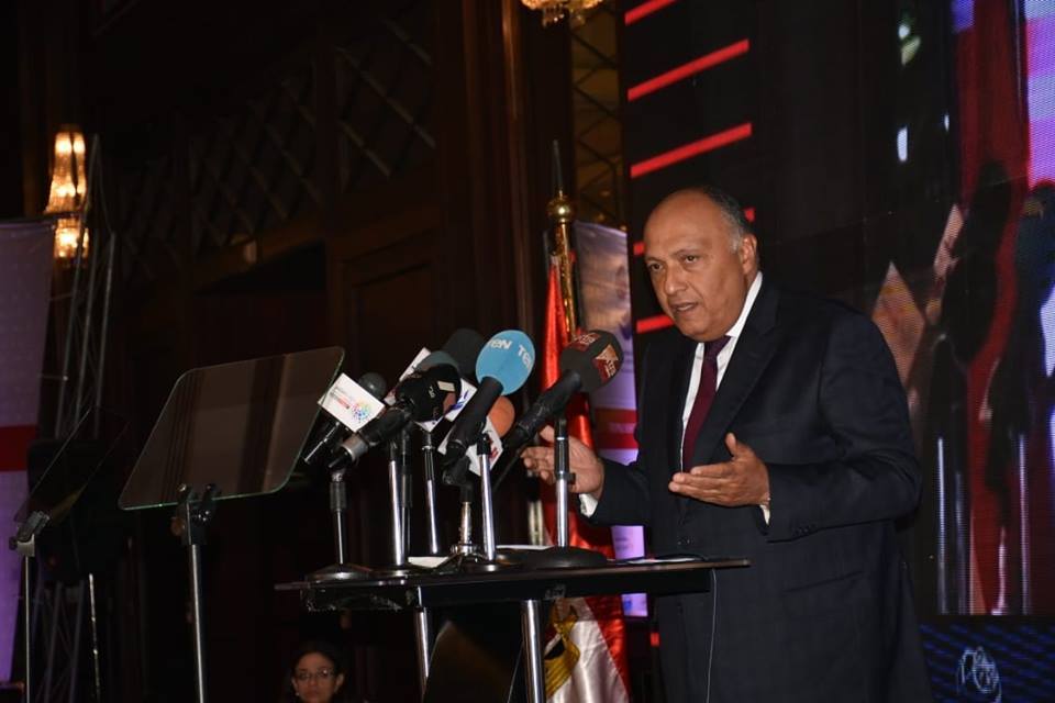 شكرى يشارك فى ندوة بعنوان سياسة مصر الخارجية المكاسب والتحديات