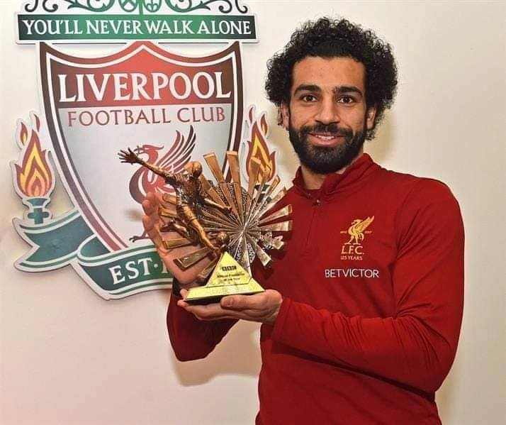 محمد صلاح يعبر عن سعادته بعد فوزه بجائزة أفضل لاعب أفريقى