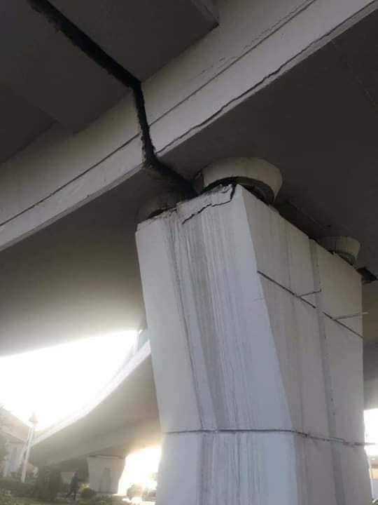 هيئة الطرق والكباري .. شرخ كوبرى المطار ما هو إلا«طرشقة بسيطة» . . .