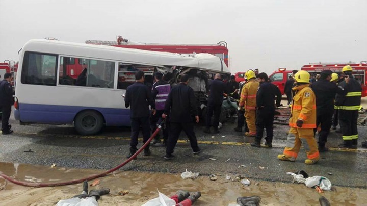 عودة جثامين المصريين الستة المتوفين في حادث سير مروع بالكويت إلي أرض الوطن