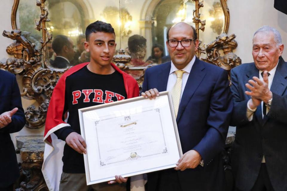 رامي شحاته البطل المصري الإيطالي ..