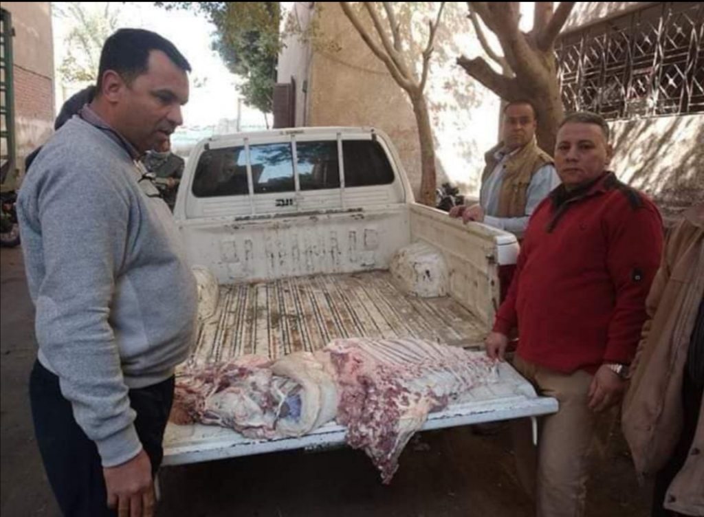 لحوم ومواد غذائية فاسده بسنورس!!!