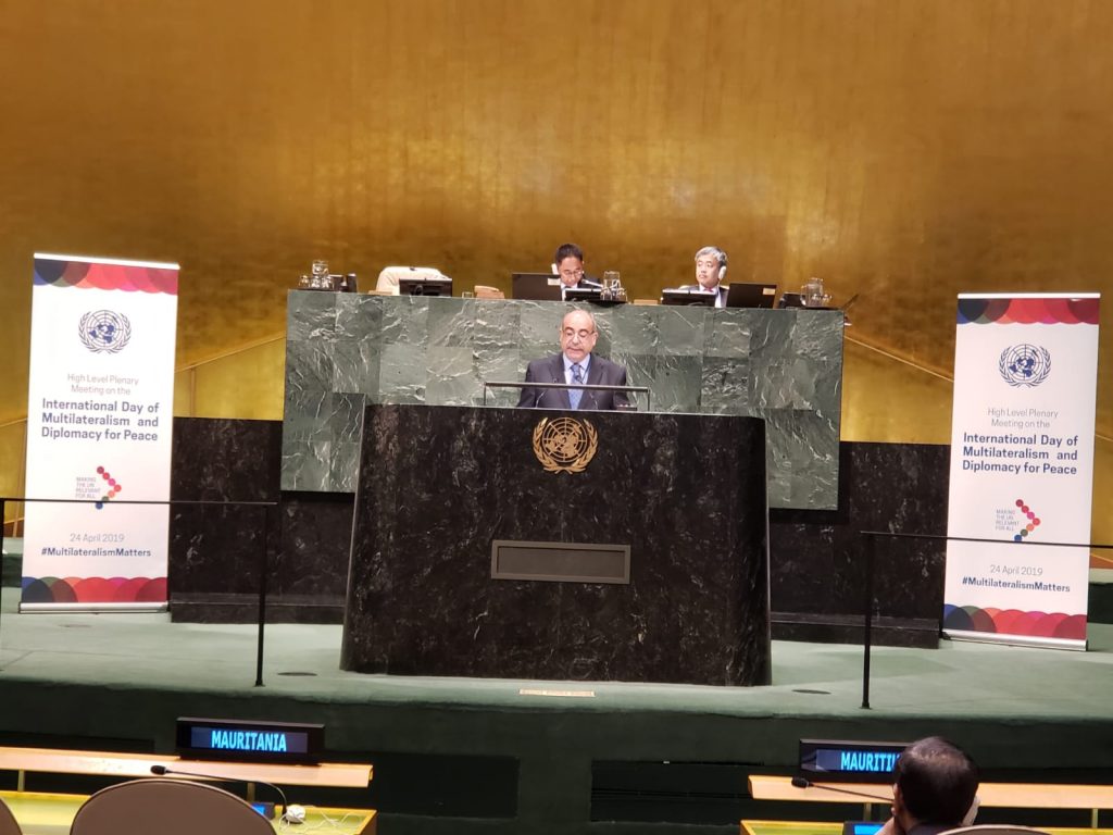 تعزيز الدبلوماسيه متعددة الأطراف بين مصر والامم المتحده..