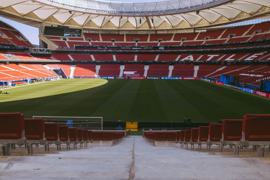 ظهر ملعب “واندا ميتروبوليتانو” ، بالعاصمة الإسبانية “مدريد” في أبهى صوره قبل 48 ساعة على انطلاق نهائى دورى أبطال أوروبا ..