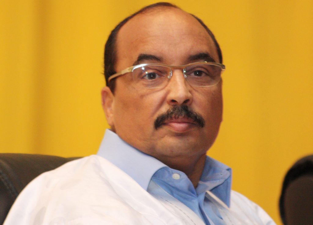 وصول رئيس موريتانيا إلي القاهره لحضور مباراة منتخب بلاده ..