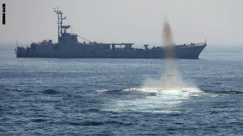 احتجاز سفينة من قبل قوات الحرس الثوري الإيراني قالت إنها تحمل مليون لتر وقود مهرب ..