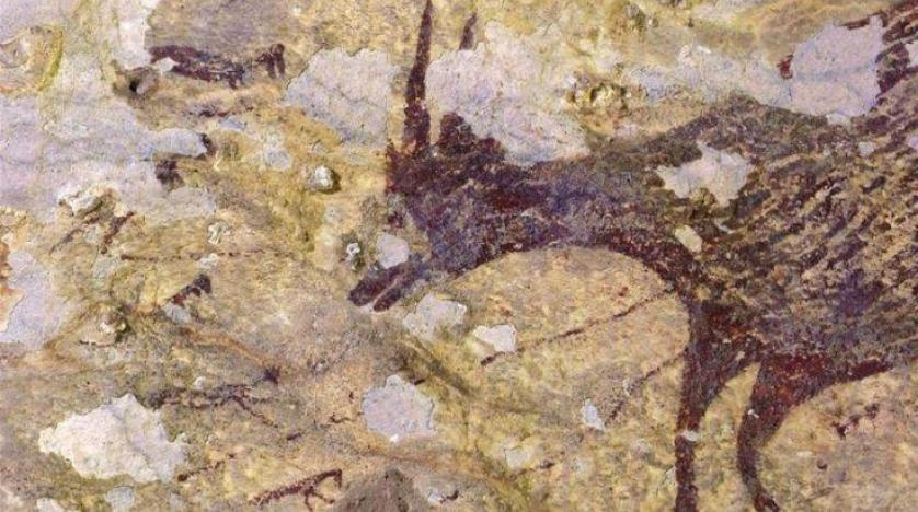 اكتشاف رسمه عمرها 44 الف عام