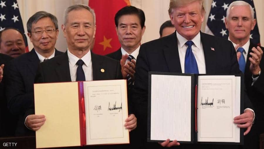 توقيع الاتفاق التاريخي بين الولايات المتحدة والصين