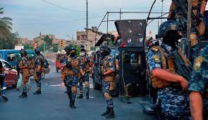 التدخل السريع من القوات الأمنية فى بغداد