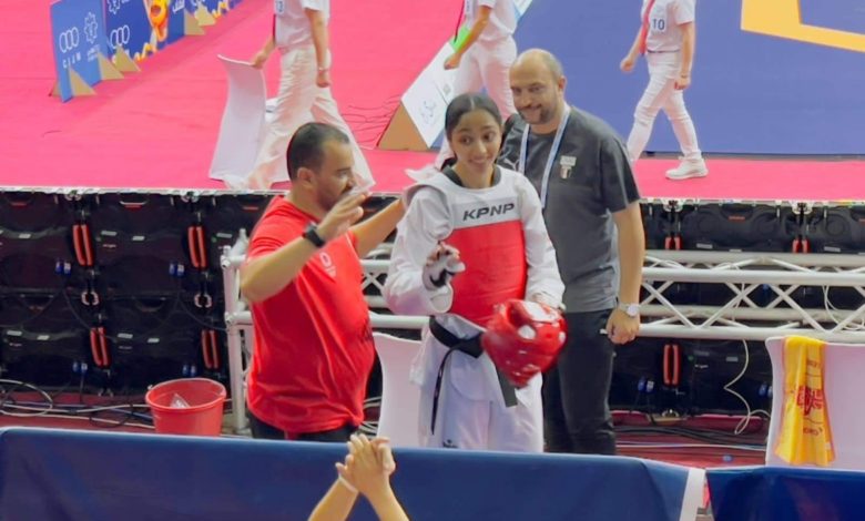 المصرية آية شحاته تحصد ميدالية بورنزية في التايكوندو