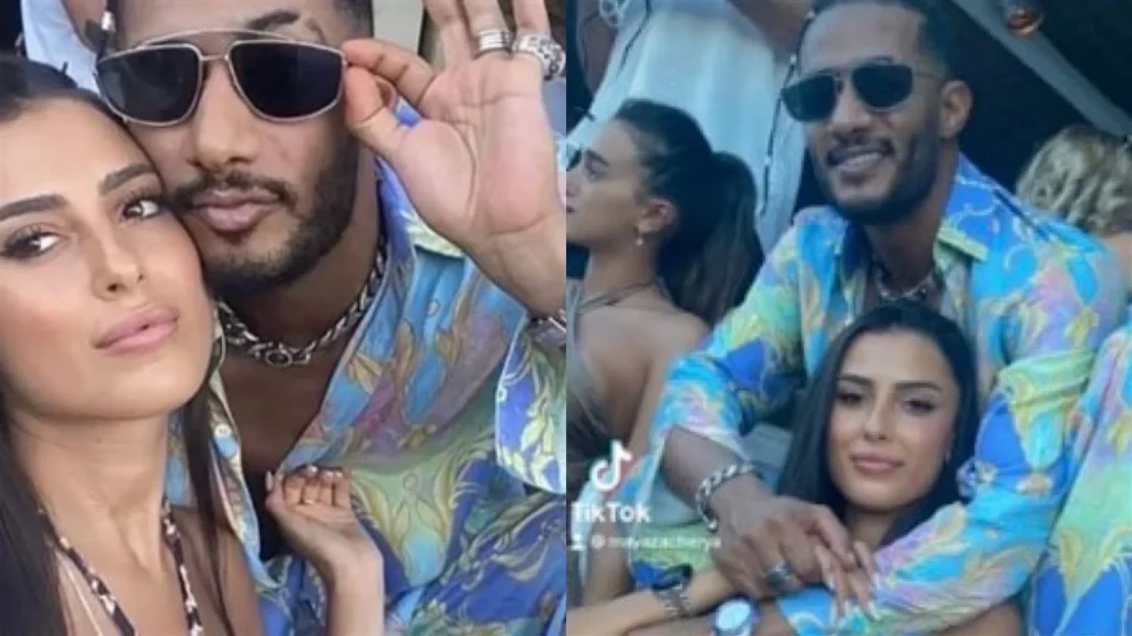 تعليق محمد رمضان والمجندةالإسرائيلية على صورة حفلة اليونان