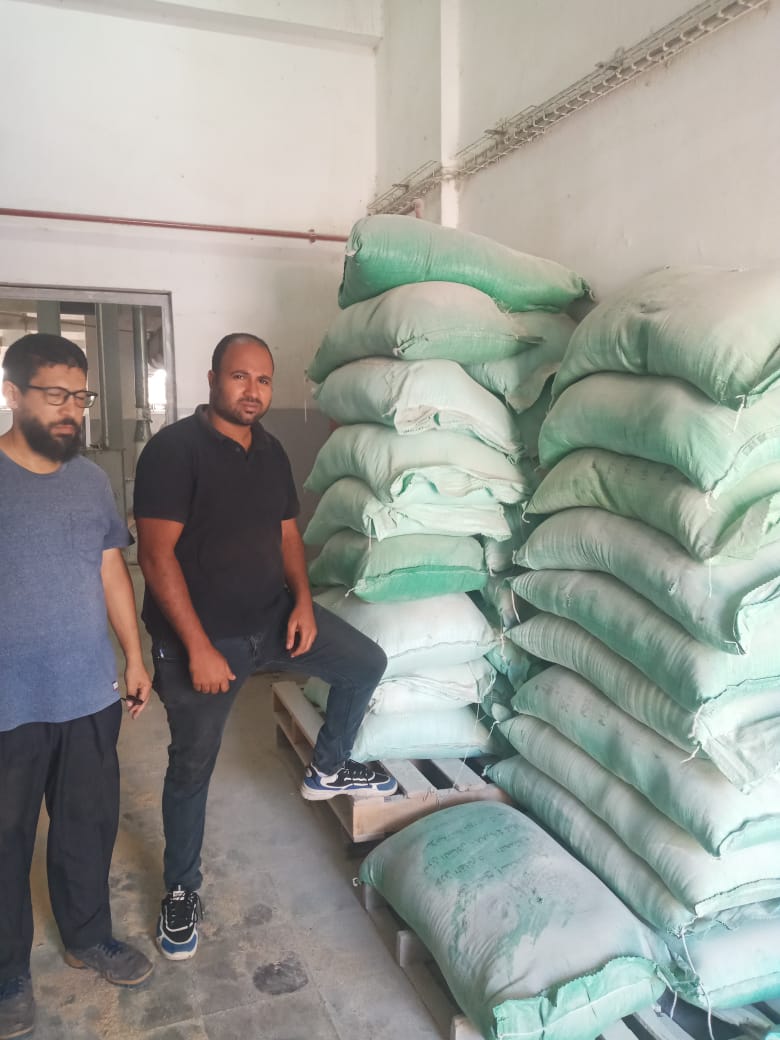 ضبط 26 شيكارة دقيق بلدى مدعم زنة الشيكارة الواحدة ٥٠ كجم