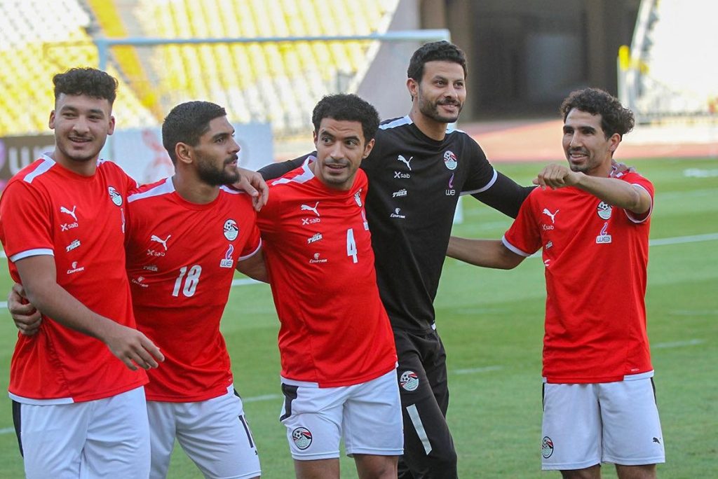 استعدادات لاعبو المنتخب المصري بعد الراحة السلبية أمس