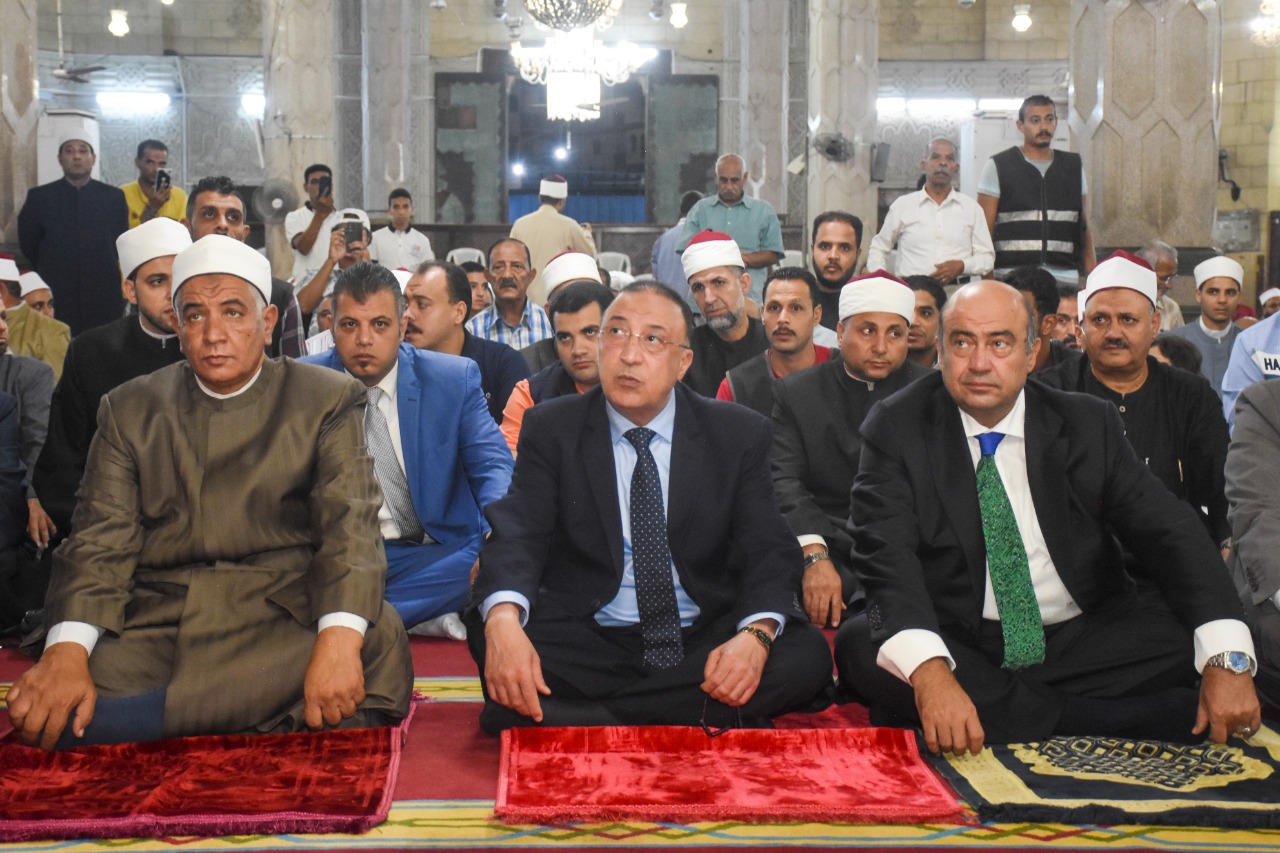 في المرسي أبو العباس.. محافظ الأسكندرية يشهد احتفالية المولد النبوي الشريف