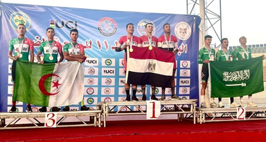 “نمبر ون” دراجات مصر تحصد 10 ميداليات في اليوم الأول بالبطولة العربية