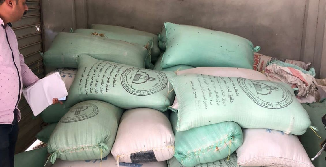 التموين تضبط كميات كبيرة من القمح قبل بيعه في السوق السوداء