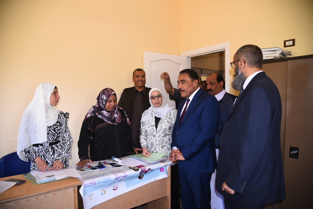 محافظ مطروح يفتتح مبنى الإدارة الاجتماعية بالحمام