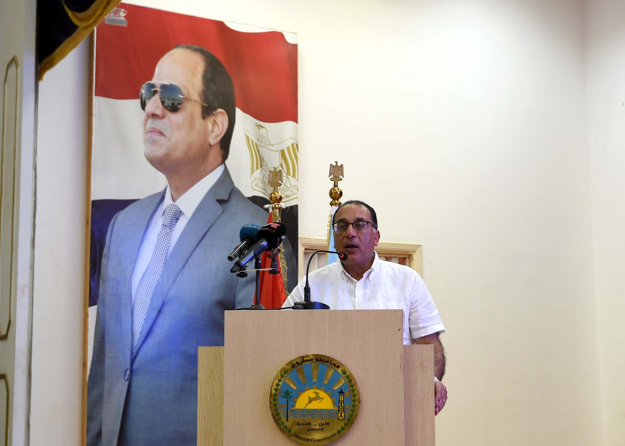 مدبولي: سيوة تعاني من 30سنة بسبب نمط عشوائي في منظومة الري