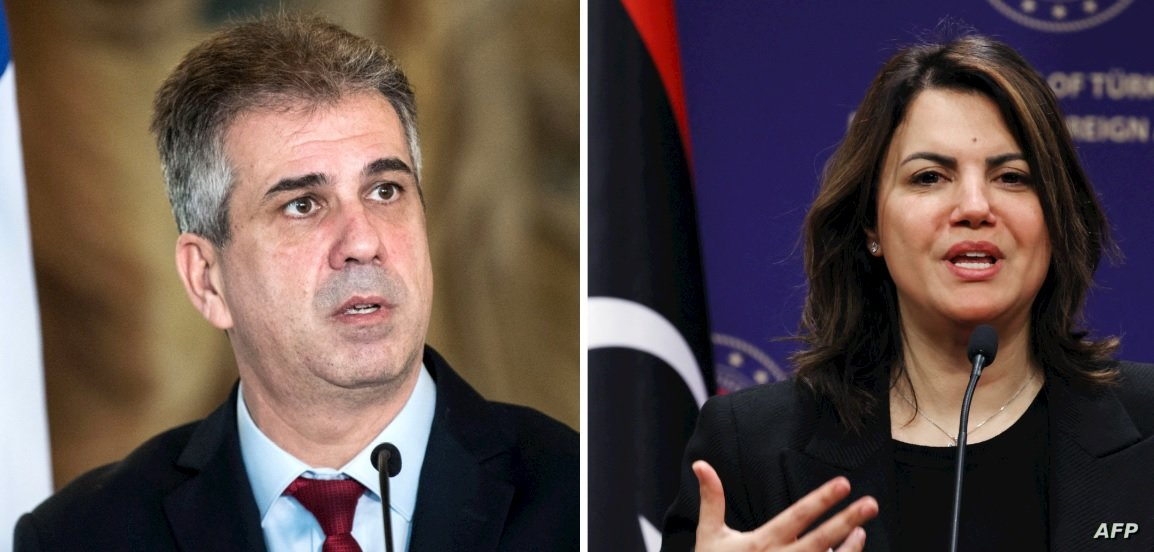 لقاء ليبي إسرائيلي بوساطة إيطالية بين وزيري الخارجية