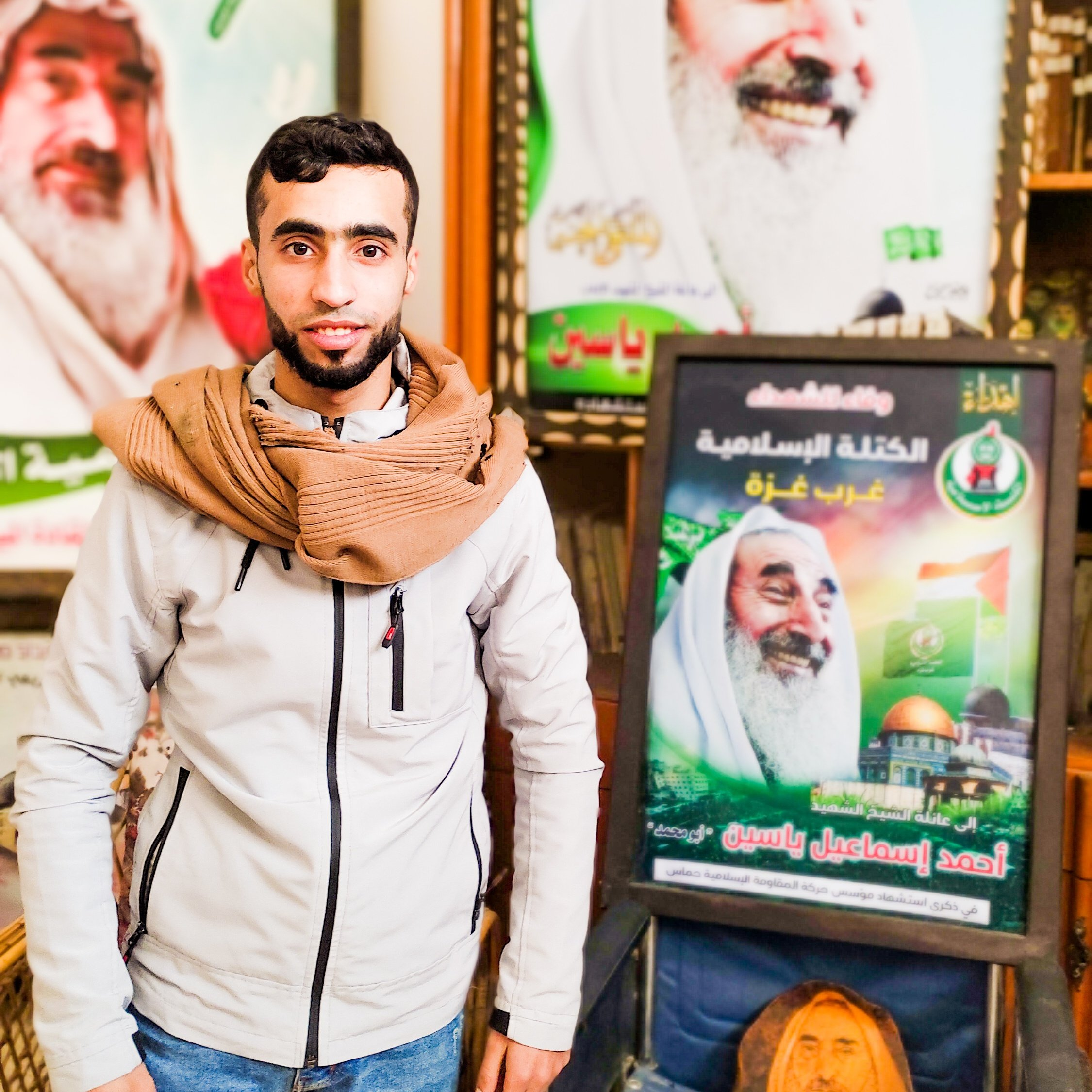 استشهاد الصحفى على أبو عجوة حفيد الشيخ أحمد ياسين مؤسس حماس فى غزة