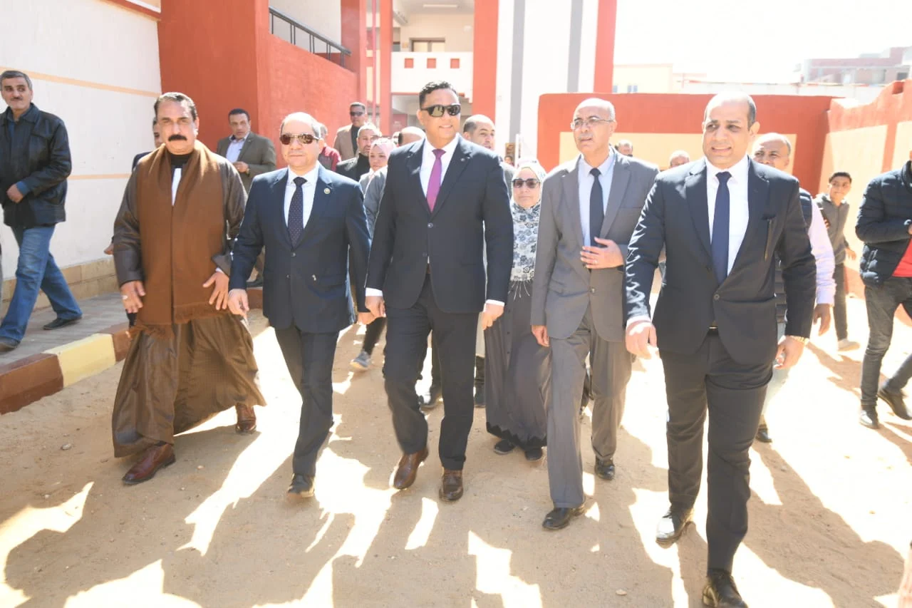 يفتتح محافظ الدقهلية عددا من المدارس بمركز ومدينة أجا بتكلفة 12 مليون جنيه