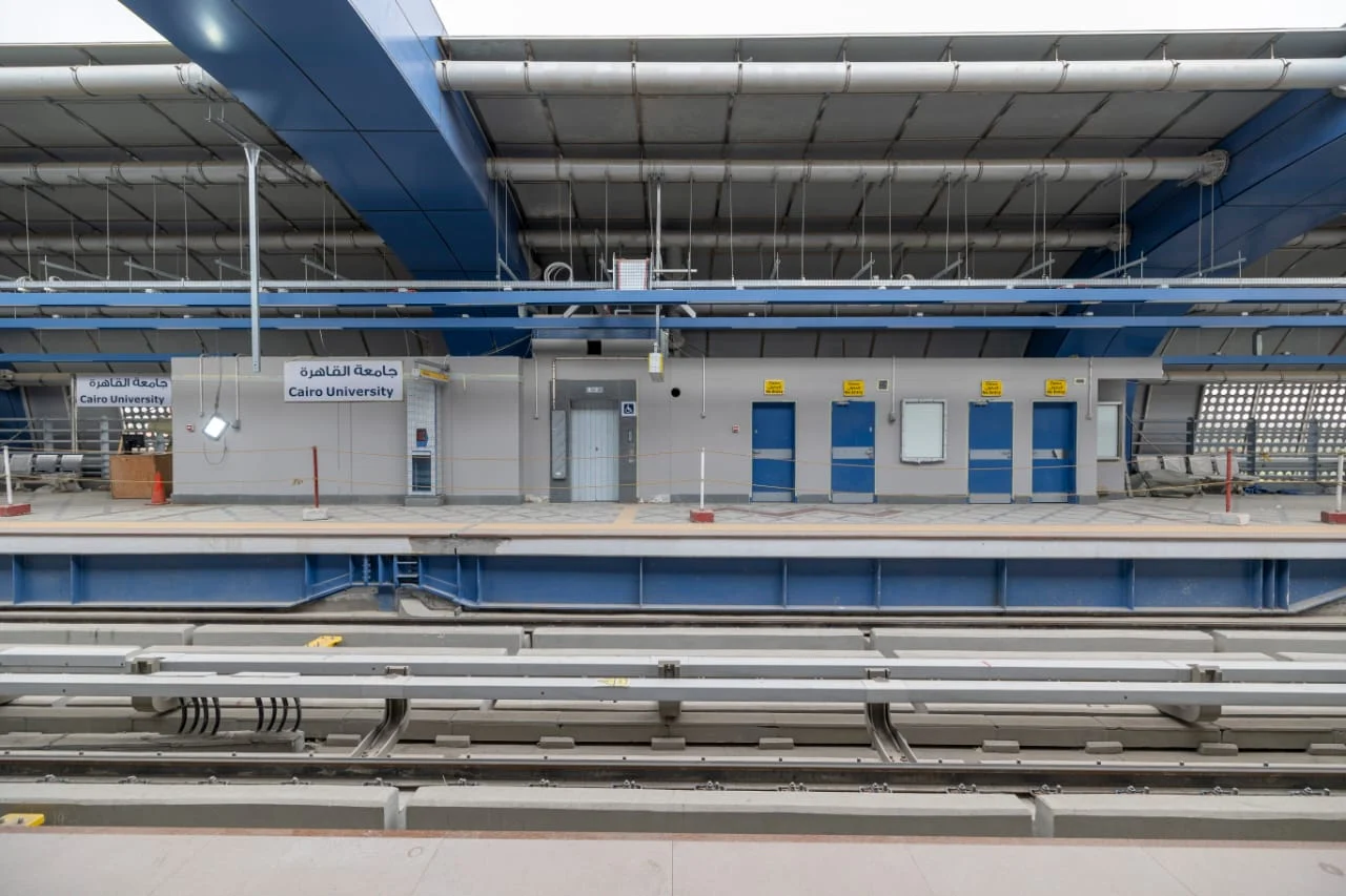 الافتتاح قريبا.. صور جديدة لمحطة مترو جامعة القاهرة