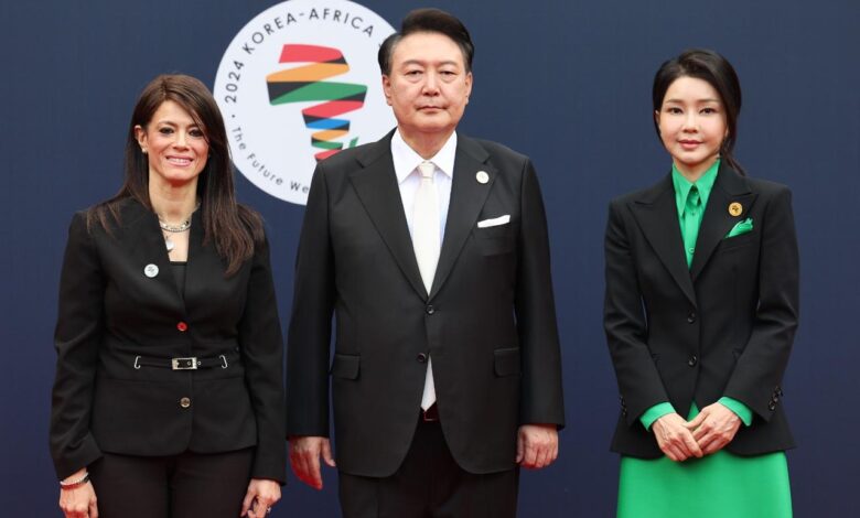 وزيرة التعاون الدولي تشارك في انطلاق أعمال القمة الكورية الأفريقية الأولى  