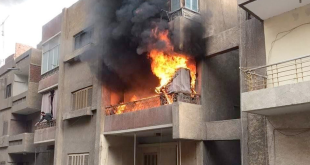 نشوب حريق داخل شقة  سكنية فى مدينة 6 أكتوبر تمت السيطرة عليه دون إصابات