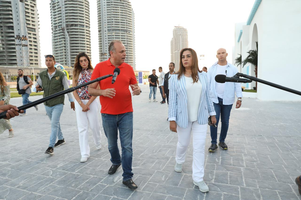 منال عوض: العلمين الجديدة أصبحت مدينة عالمية بفضل جهود القيادة السياسية