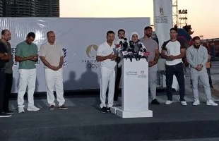 أبطال أولمبياد باريس يزورون مهرجان العلمين برفقة وزير الشباب والرياضة