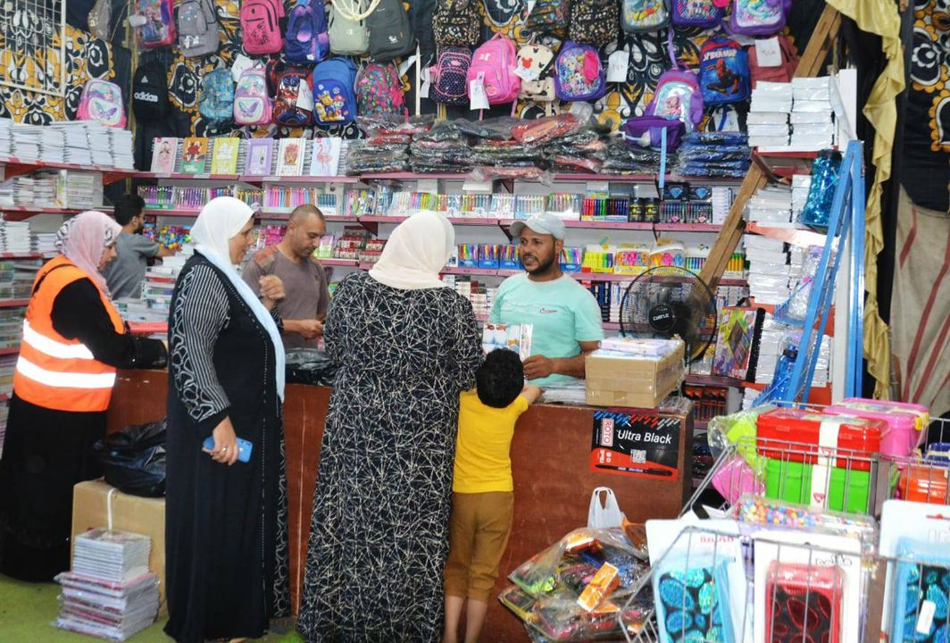 افتتاح أكبر معرض للمستلزمات المدرسية في المحلة الكبرى بأسعار مخفضة
