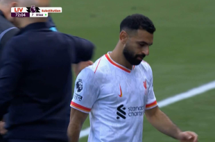 محمد صلاح يفشل في المساهمة التهديفية خارج أرضه لأول مرة هذا الموسم