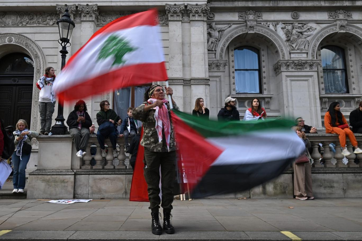 آلاف يتظاهرون في لندن دعماً لغزة في الذكرى السنوية للحرب بين إسرائيل وحماس