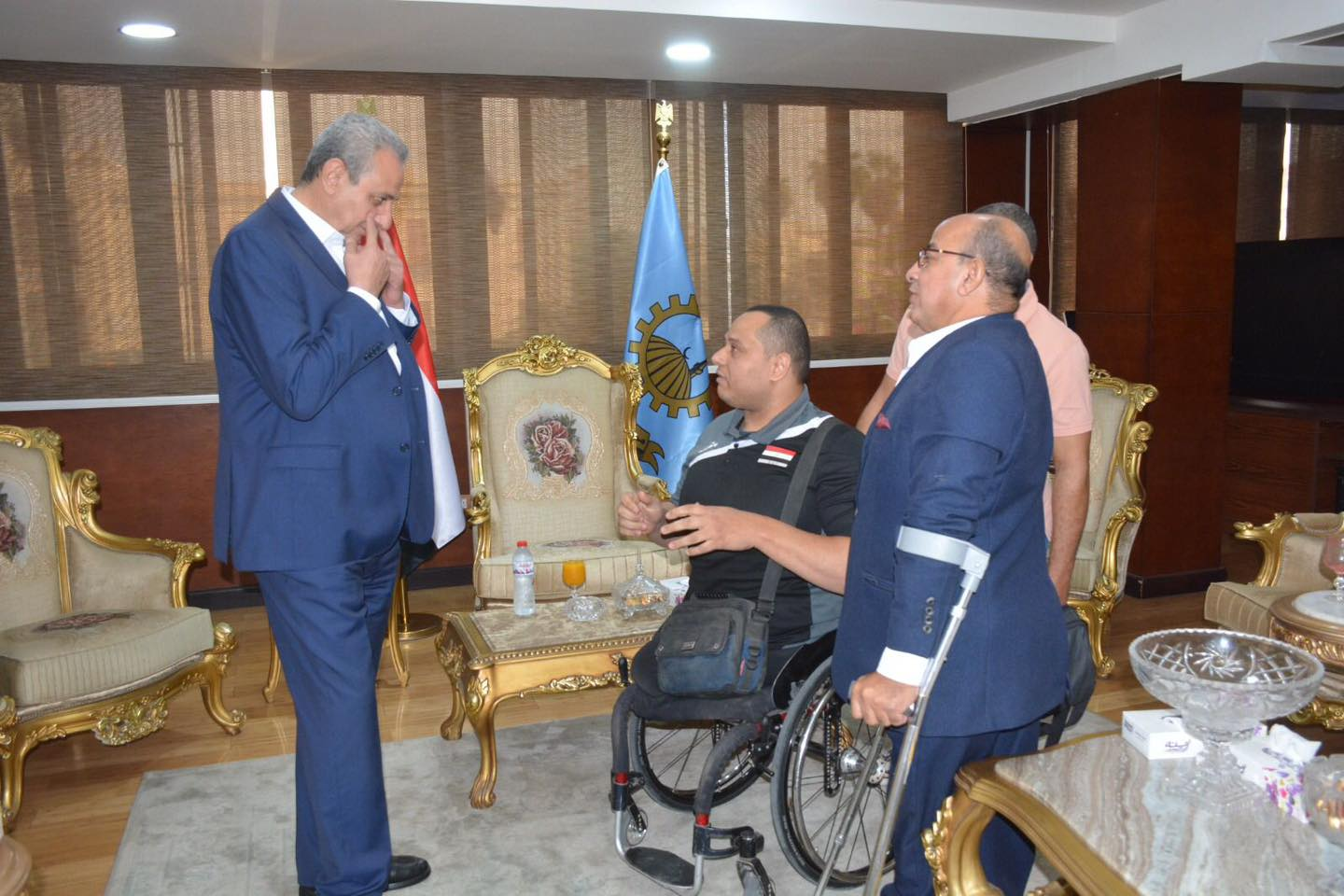 محافظ الغربية يستقبل وفد اللجنة البارالمبية المصرية: “نفتخر بأبطال الإرادة والتحدي”