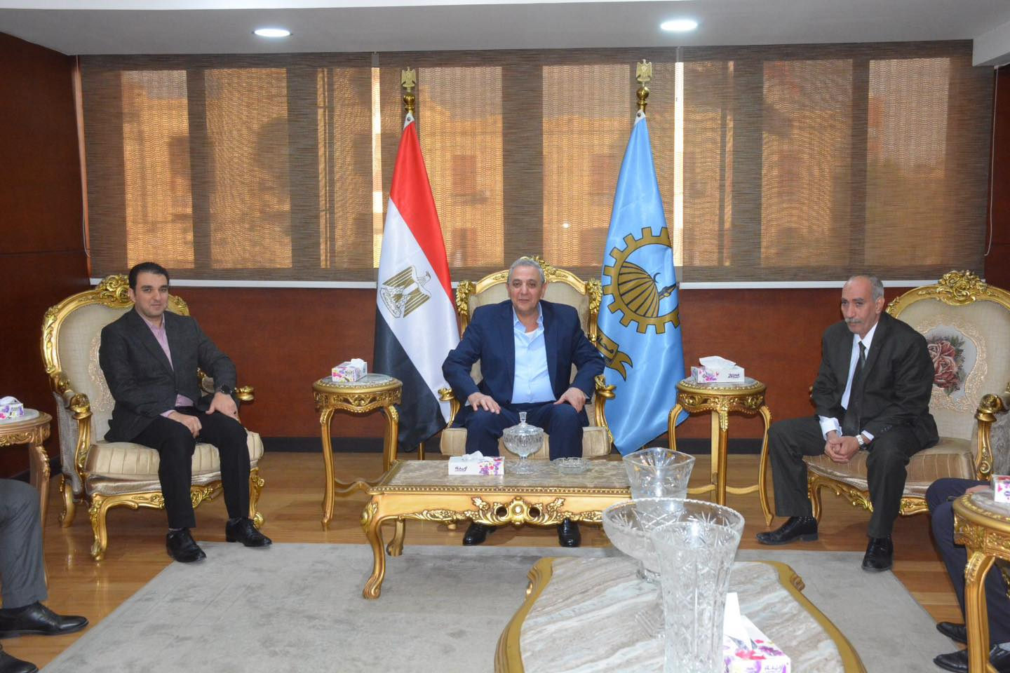 محافظ الغربية يودع رئيس القسم القضائي بهيئة قضايا الدولة بعد انتهاء مدته