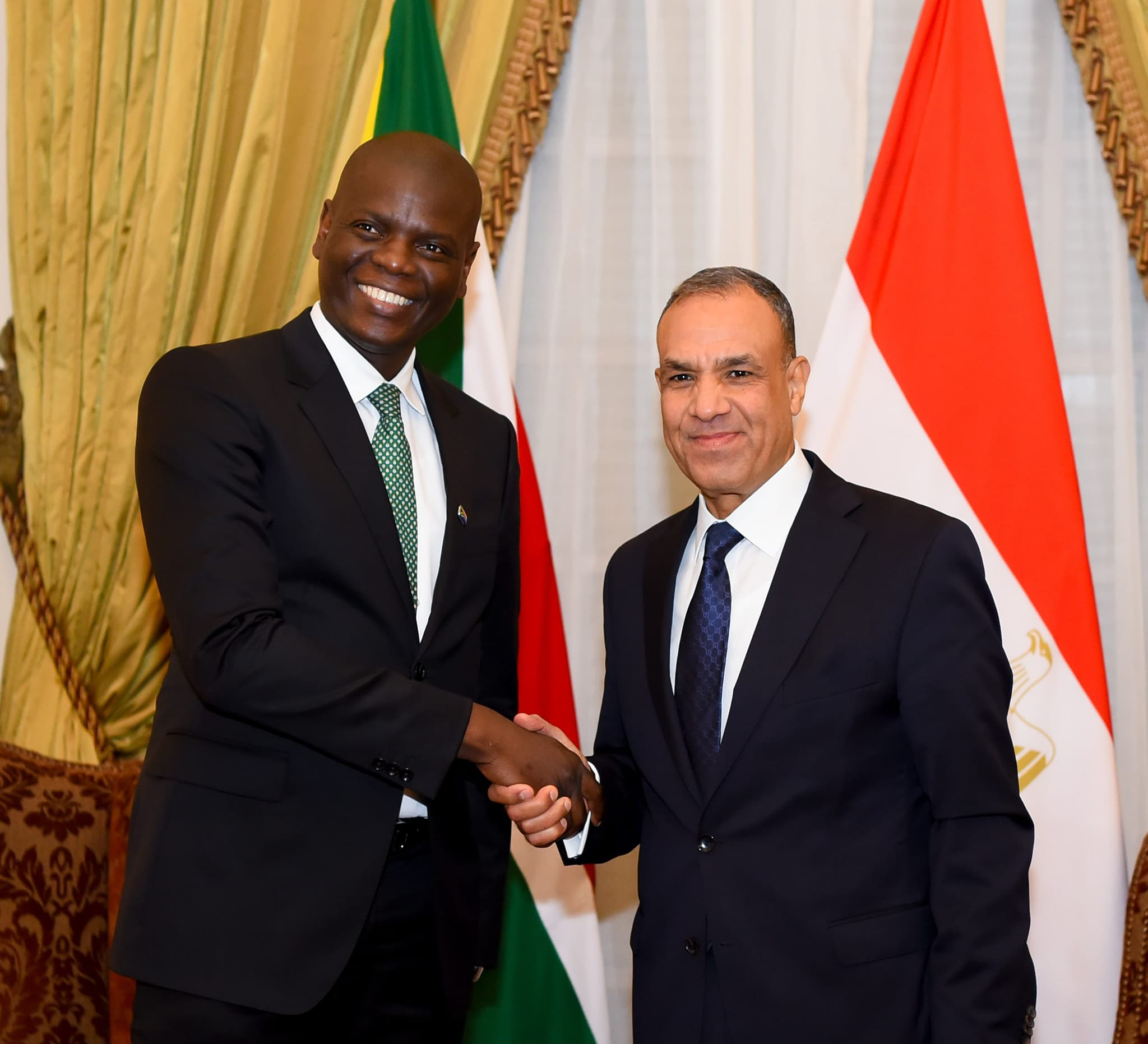 مصر وجنوب أفريقيا تناقشان قضايا غزة والسودان والتكامل الأفريقي
