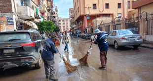 هطول أمطار غزيرة وصقيع على مدن كفرالشيخ