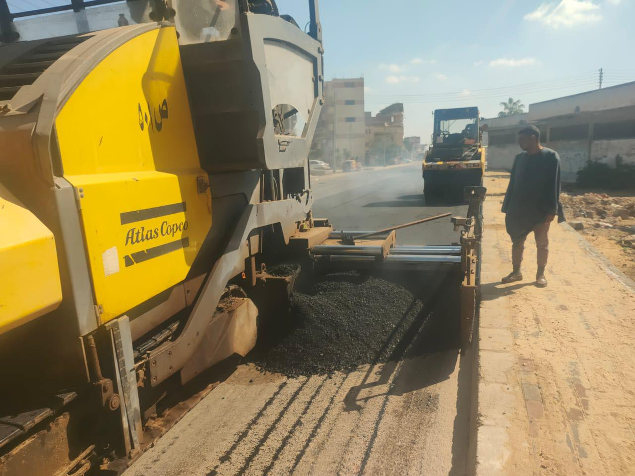 استمرار أعمال تطوير الطرق في الغربية.. ومحور النعناعية يدخل المرحلة النهائية