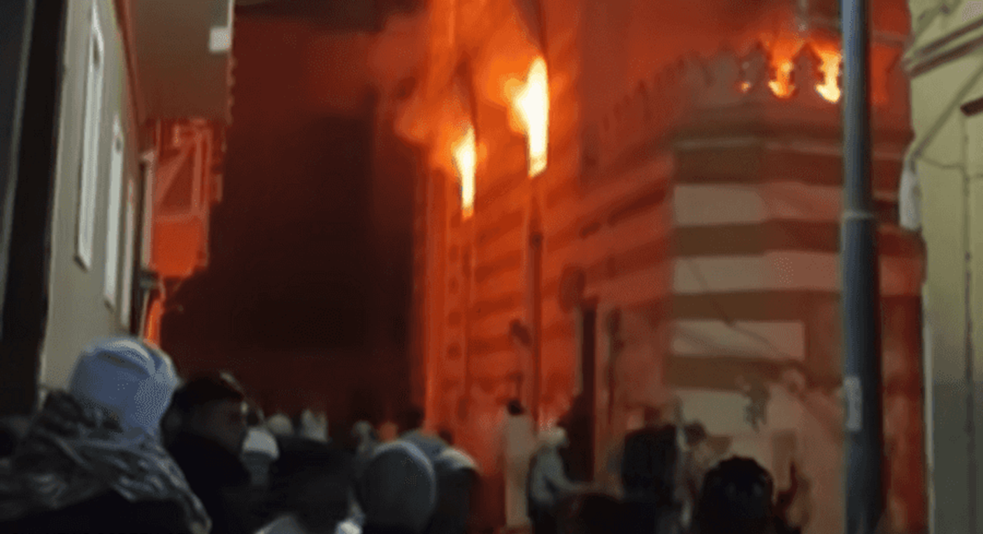 توضيح بشأن فيديو الحريق المتداول في الجامع الأموي: حقيقة الحادث