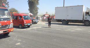 عودة الحركة المرورية لطبيعتها لطريق الإسكندرية الزراعي.. بعد انقلاب سيارة نقل