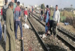 تفاصيل سقوط 4 أشخاص من قطار بالدقهلية