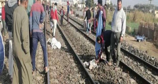 تفاصيل سقوط 4 أشخاص من قطار بالدقهلية