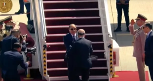 الرئيس السيسي يغادر بغداد بعد المشاركة في القمة العربية الـ34