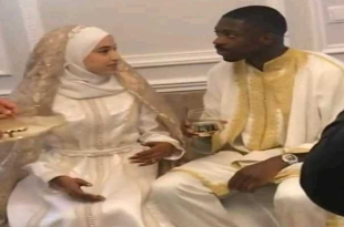 الحجاب .. زوجة ديمبيلي تثير جدلاً وتألقًا في قلب باريس!
