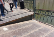غلق كوبري كفر الدوار العائم بسبب هبوط بعض أجزائه